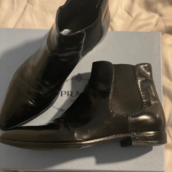 Prada black ankle boots - Picture 1 of 4